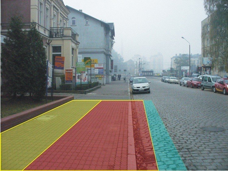 Koncepcja ścieżki rowerowej na ulicy Słowiańskiej od...