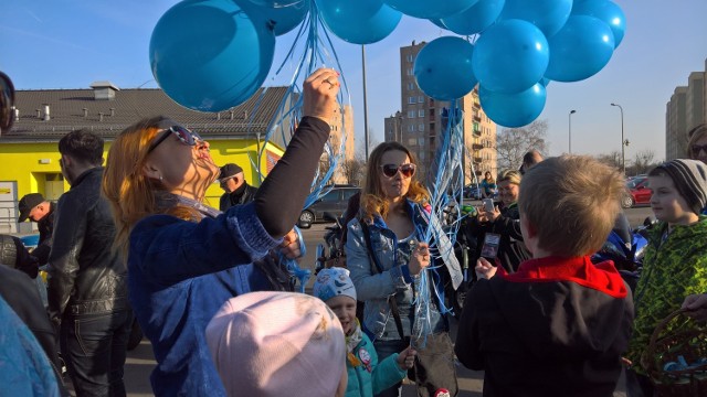 Mysłowiczanie "Zaświecili się na niebiesko"