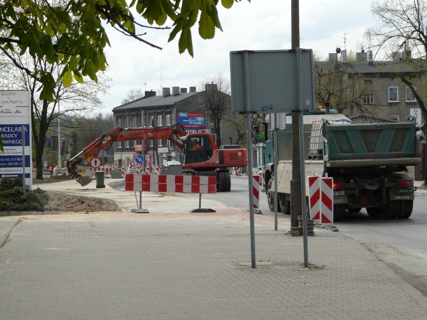 W Pabianicach zamknięta jest ulica Kilińskiego. To kolejny etap przebudowy drogi
