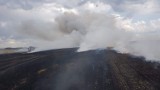 Pożar słomy i ścierni w okolicach miejscowości Borucino w gminie Okonek