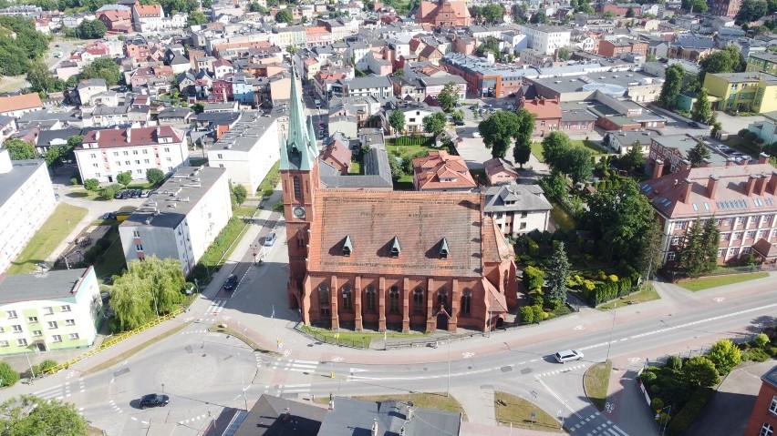 Tak wygląda Kościerzyna sfotografowana z drona