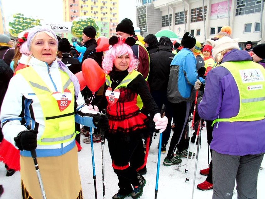 Bieg walentynkowy 2015 Dąbrowa Górnicza 8 02 2015