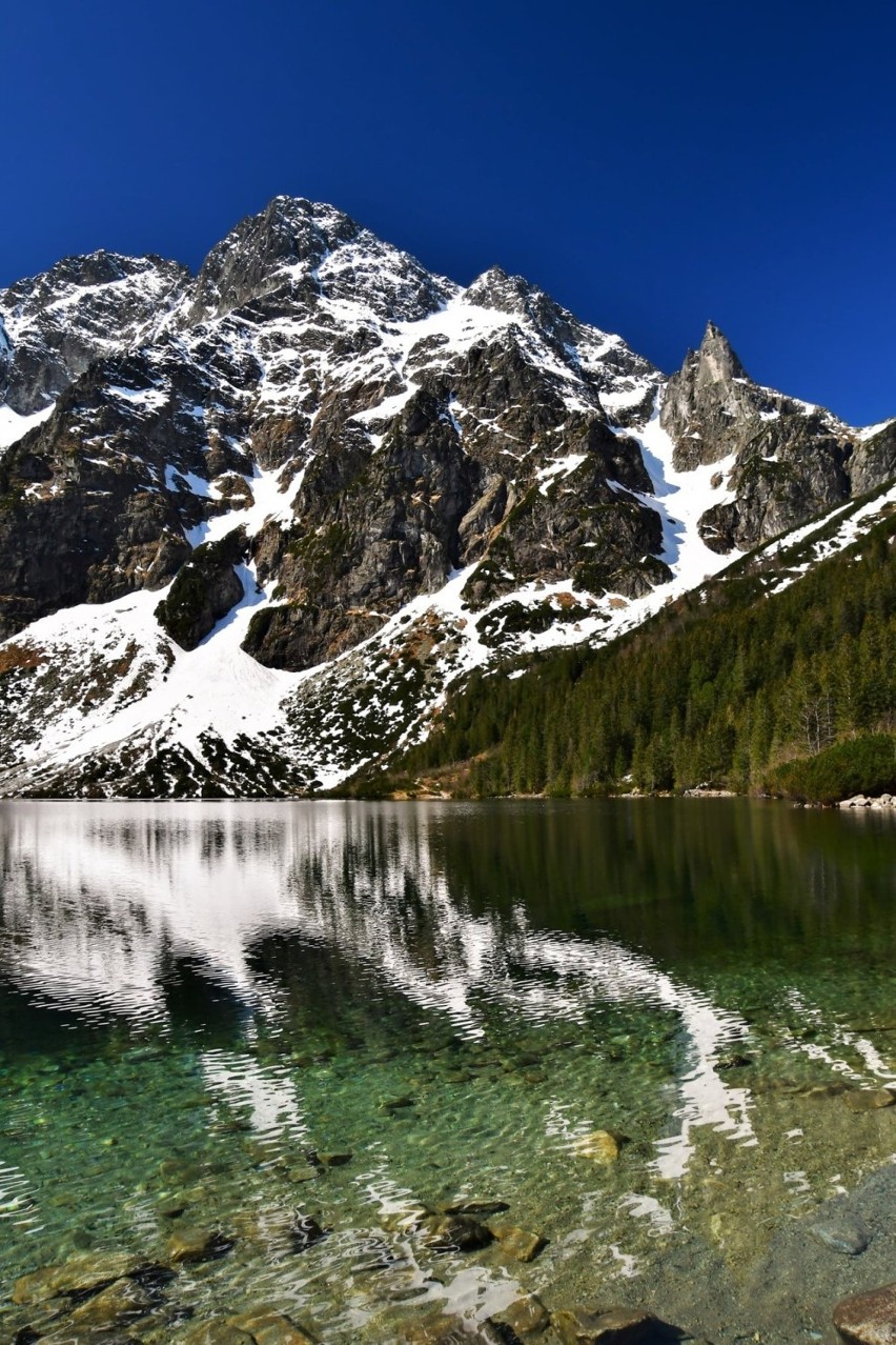 Morskie Oko w wiosennej odsłonie