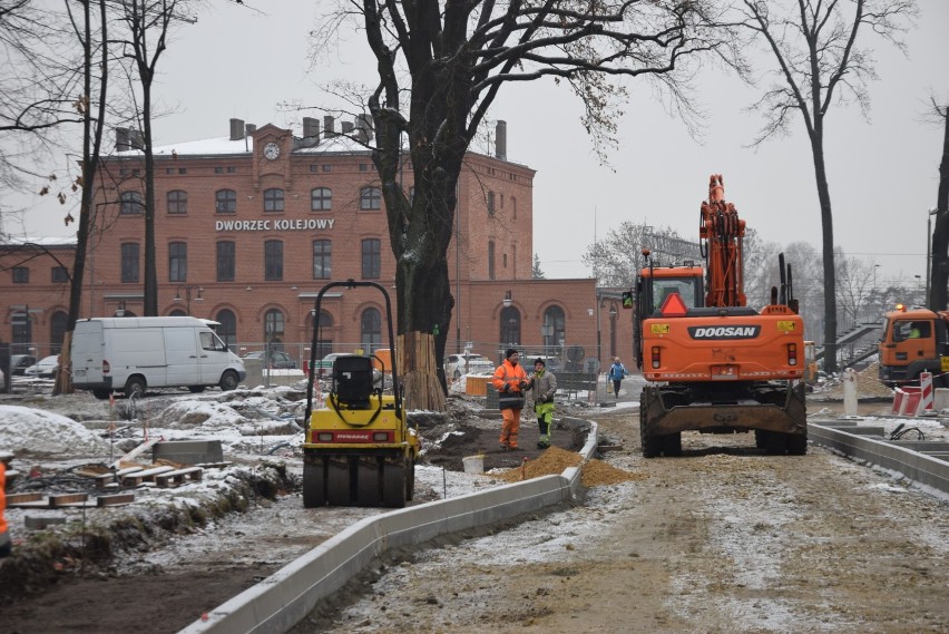 Budowa centrum przesiadkowego w Pszczynie [ZDJĘCIA]