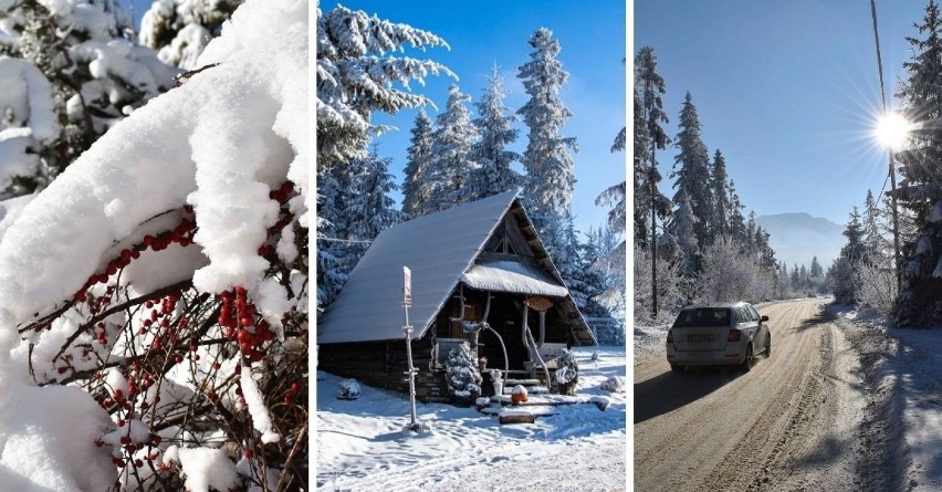 Bajkowa zima w Zakopanem i na Podhalu. Pod Tatrami jest wyjątkowo pięknie. Zobaczcie zdjęcia! 11.12.2021