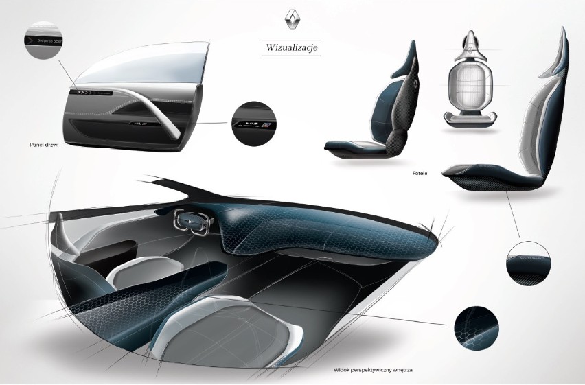 Jakub Fochtman zaprojektował wnętrze SUV-a Renault