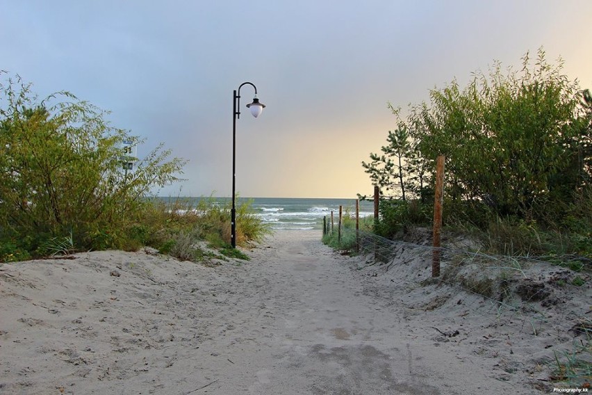 Foto powiat pucki: Jastarnia jesienią potrafi zachwycać! Tęcza nad bałtycką plażą | ZDJĘCIA