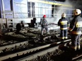 Na stacji kolejowej w Bronowie spłonęła lokomotywa