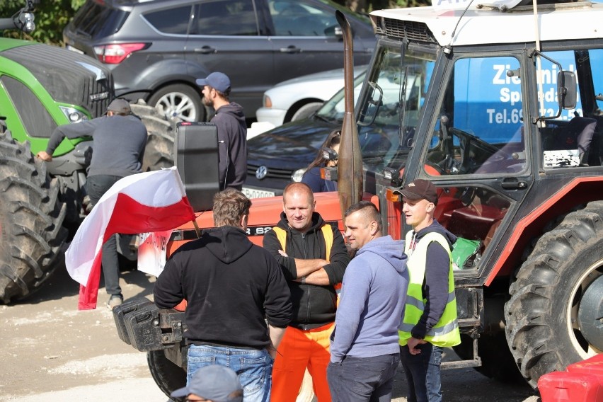 Protest rolników 24 sierpnia 2021 w Kołaczkowie...