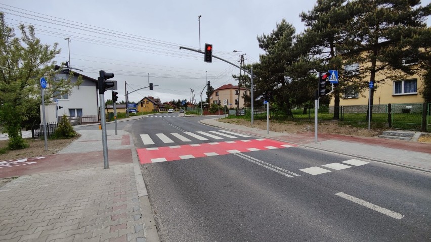 Przebudowane skrzyżowanie ulic Raciborska – Wiejska –...