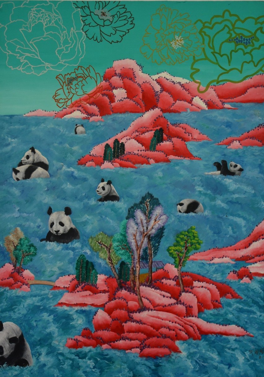 Prace Niu Mingminga z Pekinu w dębickiej Galerii Sztuki. U nas możecie zobaczyć namiastkę tego co w realu [ZDJĘCIA]