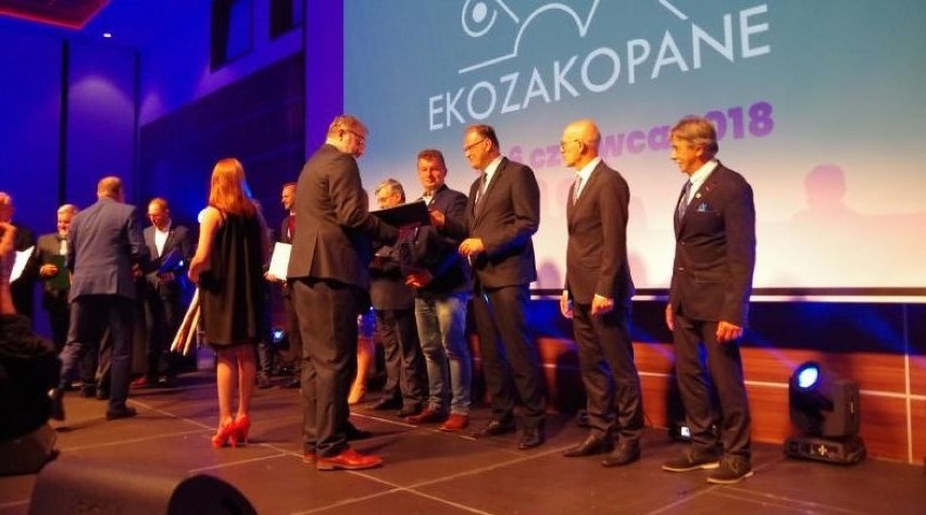 "EkoJanosik" dla Radomska, prezydent odebrał nagrodę w Zakopanem