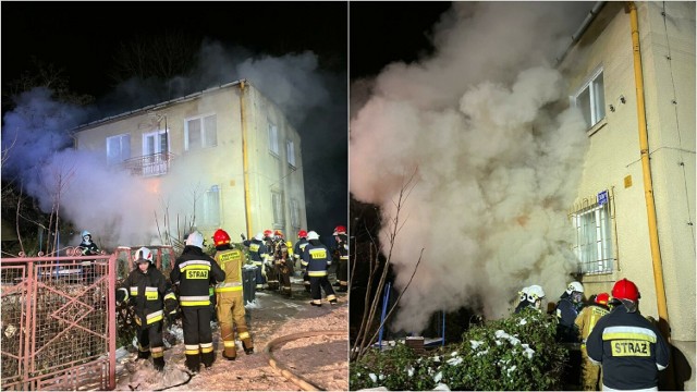 W akcji gaśniczej w Zabawie brało udział pięć zastępów straży pożarnej. Działania trwały do północy