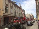 Pożar na Piotrkowskiej w Łodzi