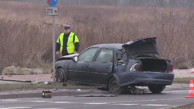 Kierowca z Lublina próbował uniknąć zderzenia