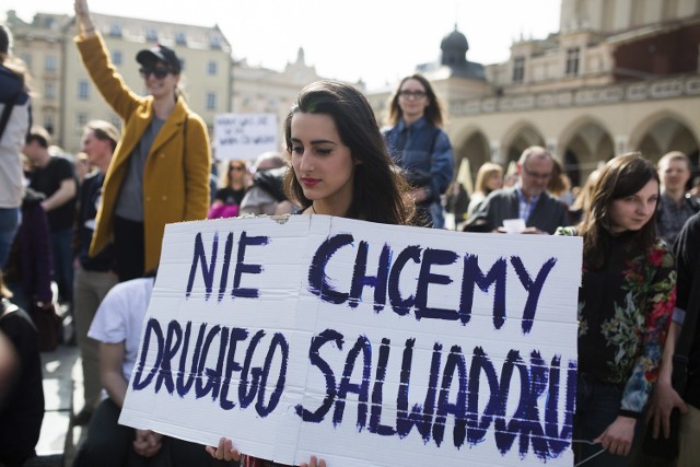 „Nie dla torturowania kobiet”. Protest przeciwko zakazowi aborcji.