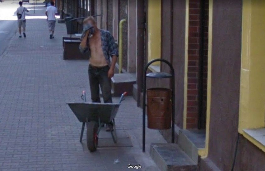 Przyłapani w Siemianowicach Śląskich przez kamerę Google Street View