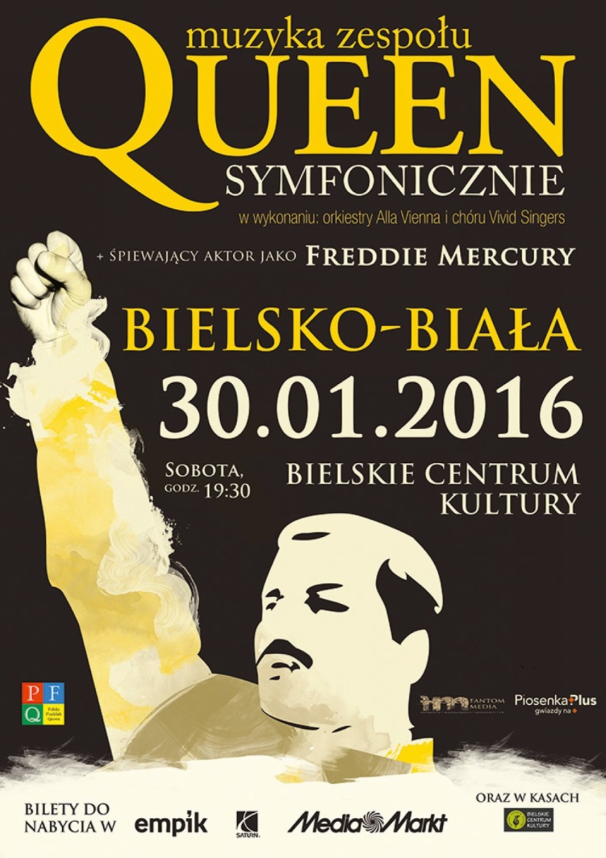 Queen Symfonicznie, 30 stycznia 2016 r, 
g. 19.30 Dom Muzyki...