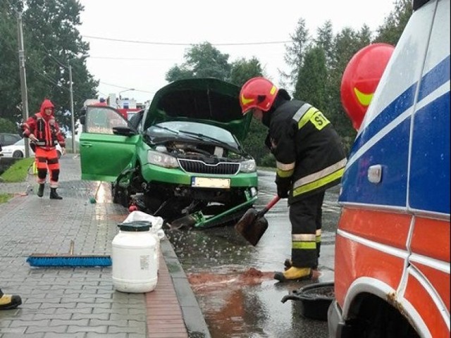 Kolizja w Jastrzębiu. Nikt nie ucierpiał