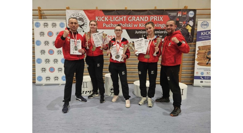Kickboxerzy z Wejherowa i Luzina przywieźli worek medali z zawodów Pucharu Polski