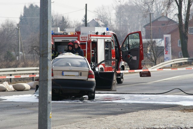 Wypadek w Moszczance