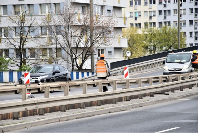 Ograniczenia na estakadzie nad rondem na pl. Konstytucji 3 Maja i na moście na ul. Nysy Łużyckiej w Opolu