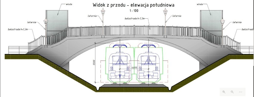 Całość będzie dostosowana do wymogów stawianych przez kolej.