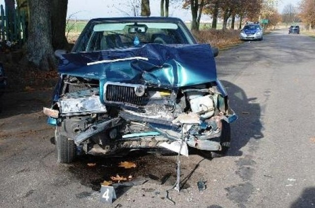 Wypadek w Woli Chomejowej - 1 listopada