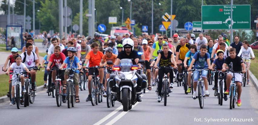 Pruszcz Gd. Przejazd rowerowy ulicami miasta