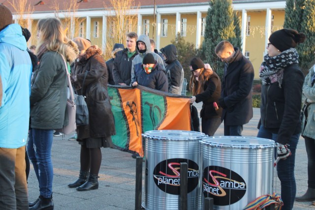 Basket protestował