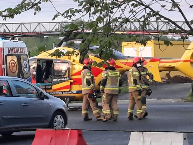 Koszmarny wypadek w KWK Rydułtowy. 34-letni górnik stracił nogę. Na miejscu helikopter LPR