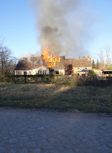 Pożar Krosno Odrzańskie. Wciąż nie wiadomo co było przyczyną pożaru w Sarbi. Ogień pojawił się na poddaszu. Prokuratura powołała biegłego