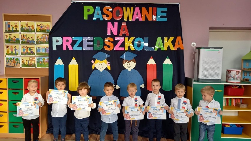 Pasowanie na przedszkolaka w wieluńskiej "dwójce" FOTO