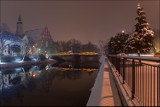 Zimowy wieczór w Opolu