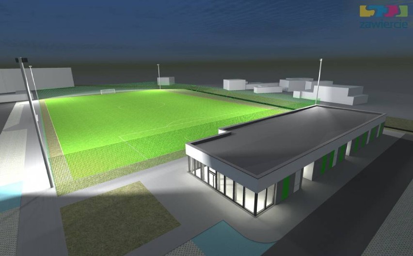 Miasto Zawiercie nie ma pieniędzy na modernizacje boiska piłkarskiego "Włókniarz"