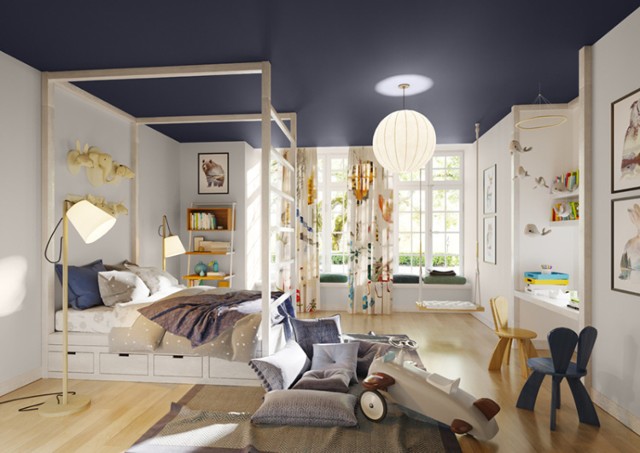 Farbę redukującą poziom formaldehydu warto stosować w pokojach dziecinnych i sypialniach