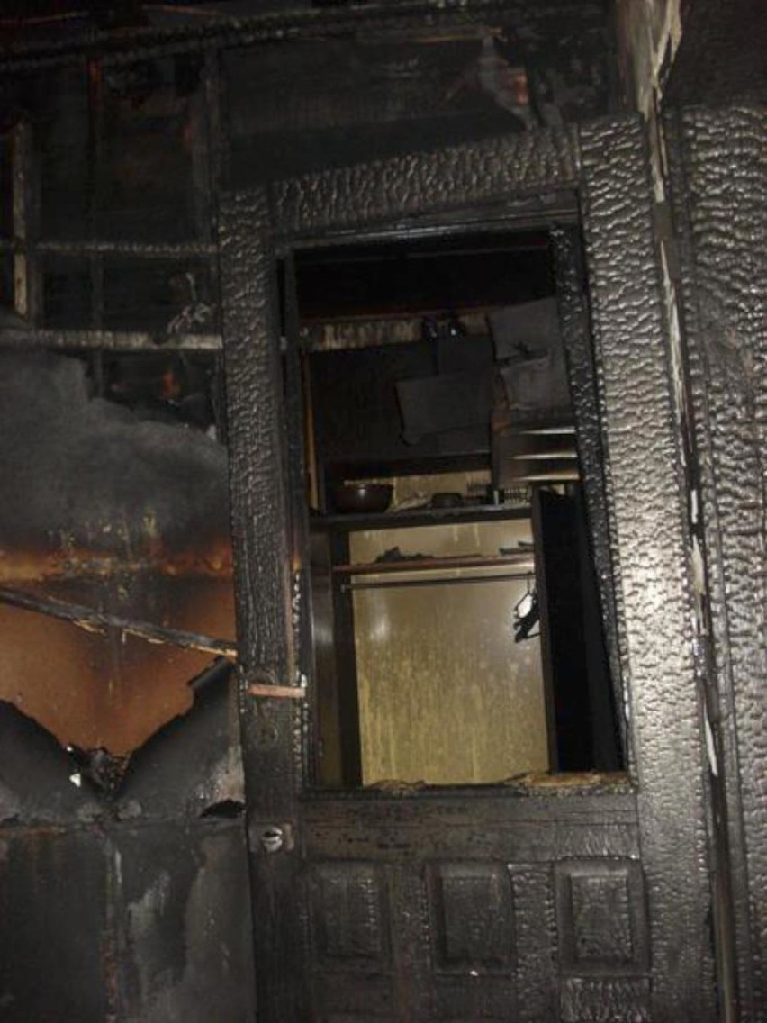 Wczoraj wieczorem spalił się parter domu przy ulicy Podgórnej w Chodzieży