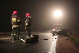 Gmina Chojnice. Kierowca ranny w wypadku koło Silna (ZDJĘCIA)