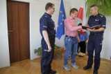Policja podziękowała Szymonowi Czarneckiemu za jego bezinteresowną pomoc