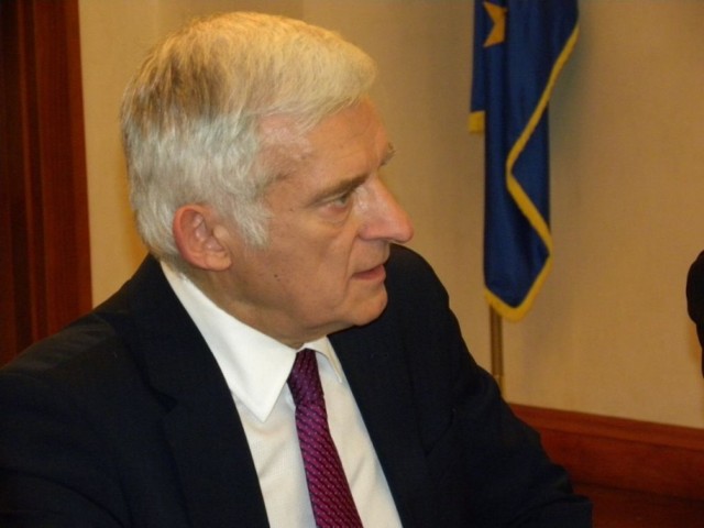 Wybrany w ubiegłym roku na stanowisko przewodniczącego Parlamentu Europejskiego Jerzy Karol Buzek. Fot. Piotr A.Jeleń