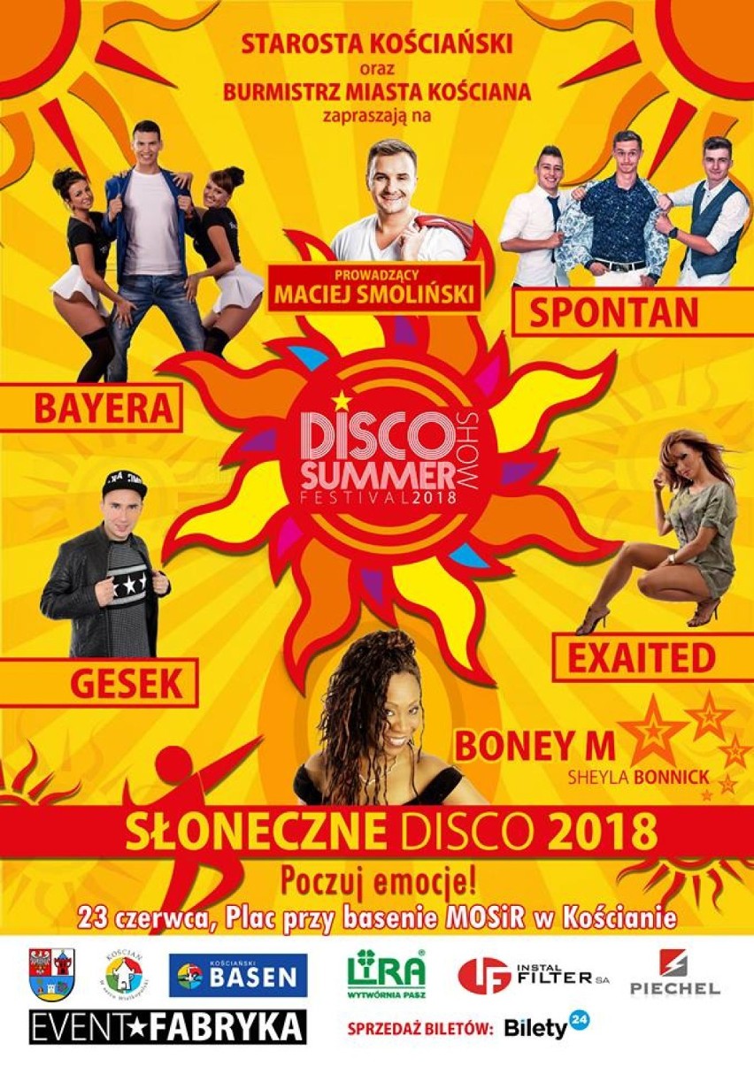 Ruszyła sprzedaż biletów na Disco Summer Show w Kościanie. Można je kupić za 20 złotych 