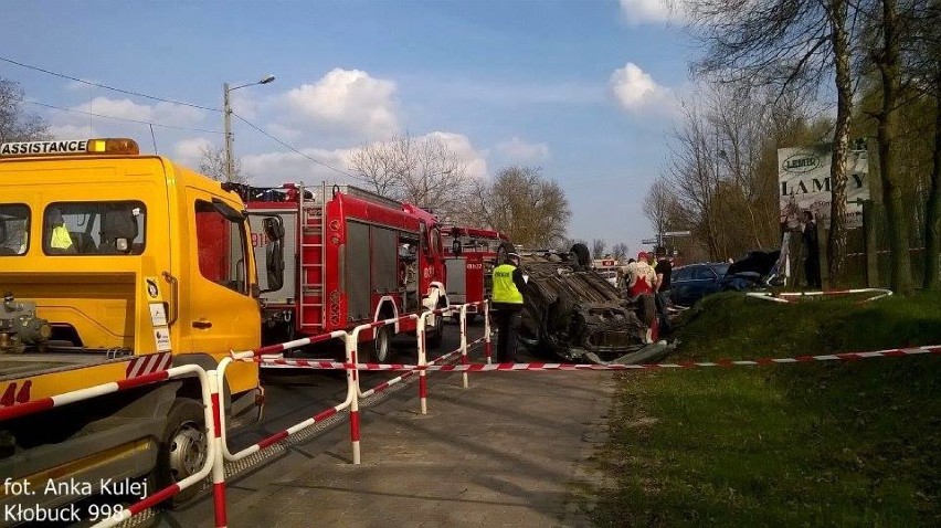 Groźny wypadek w Libidzy. Kobieta w szpitalu [ZDJĘCIA]