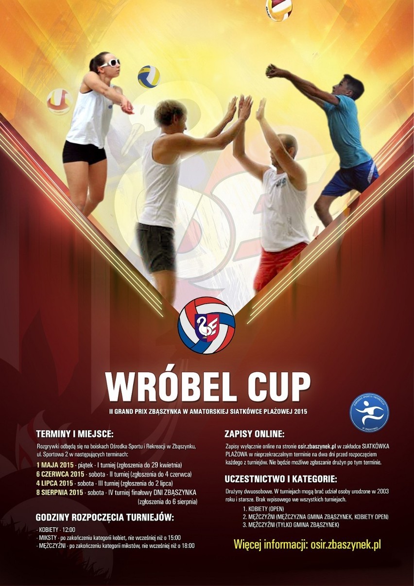 Finał Siatkówki Plażowej  „Wróbel Cup" - GP 2015