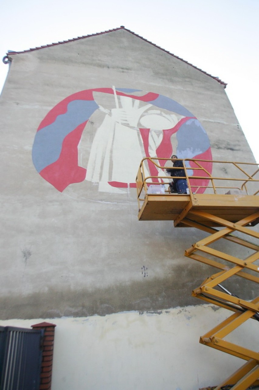 Powstaje nowy mural w Legnicy (ZDJĘCIA)