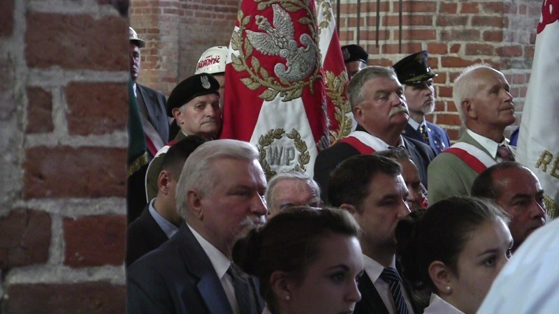 Uroczysta msza w bazylice św. Brygidy w rocznicę śmierci prałata Jankowskiego