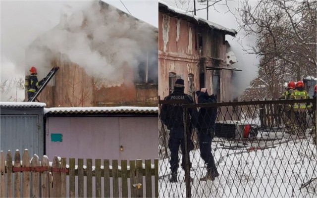 Pożar na ulicy Żytniej we Włocławku