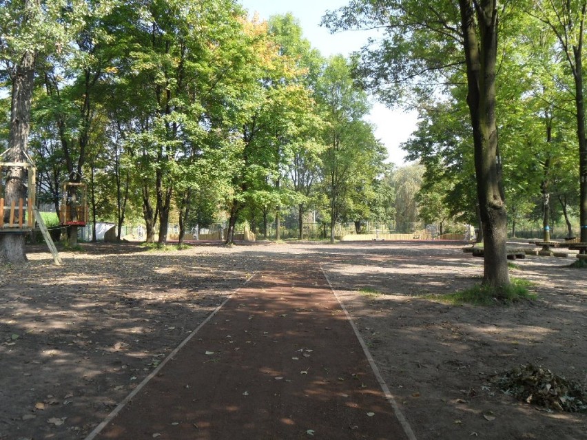 Park linowy w Bytomiu w zasadzie już gotowy. Inwestycja przy Hali na Skarpie