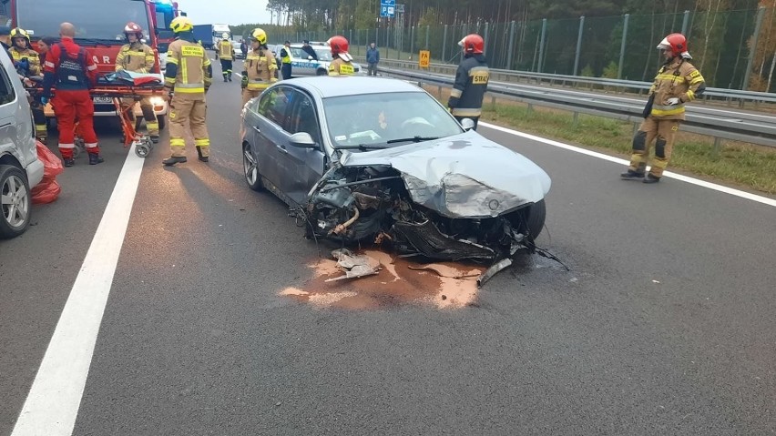 Najbardziej ucierpiała pasażerka BMW