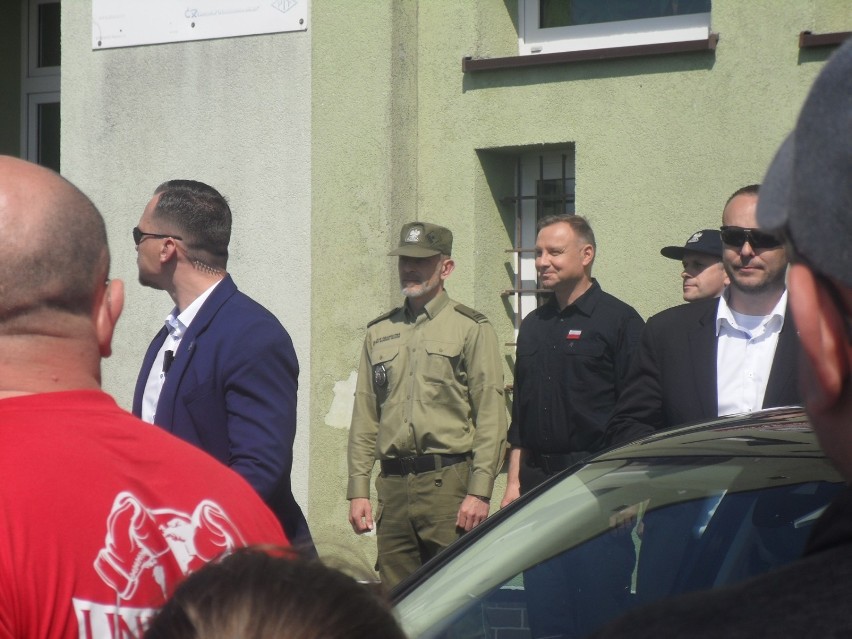 Ubiegający się o reelekcję prezydent Andrzej Duda odwiedził...