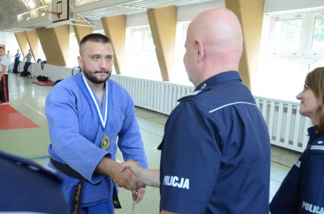 Marcin Michalik złotym medalistą Mistrzostw Śląska Policji w Judo